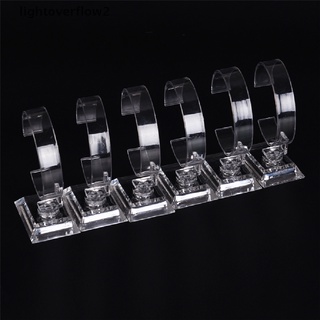 [lightoverflow2] 2 pzas pulsera De Acrílico Transparente desmontable Para joyería/relojes (1)