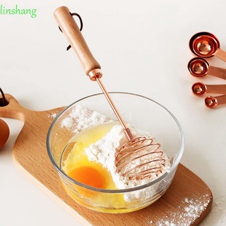 Lingshang accesorio De cocina Manual De madera Para cocinar/mezclar huevos/batir/multicolor