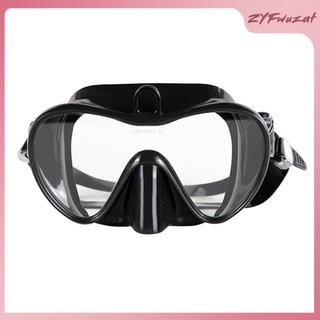 adultos libre máscara de buceo sin niebla vidrio templado lente transparente vista amplia silicona buceo natación gafas gafas equipo