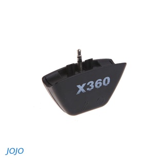 jojo negro 2.5mm jack micrófono auriculares convertidor adaptador para xbox 360