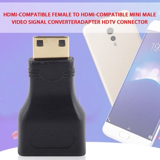 hdmi compatible hembra a hdmi compatible macho señal de vídeo convertidor adaptador (6)