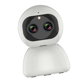 cámara ip inteligente hd inalámbrica para interiores/micrófono integrado/cámara wifi con doble lente (5)