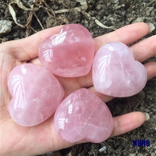 Nuho 1 pieza colección De piedras Preciosas/piedra preciosa en forma De corazón/cuarzo/Natural/Rosa Para curación