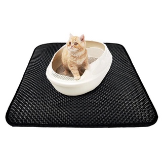 Mascotas plegable de doble cara impermeable gato alfombrilla de gatito almohadilla de basura trampa cama (4)