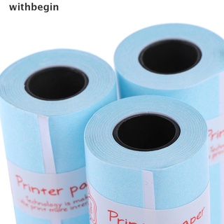 [withbegin] 3 rollos de papel adhesivo imprimible rollo de papel térmico directo autoadhesivo 57*30 mm [inicio]