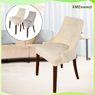 2 fundas cómodas elásticas para taburete de comedor, silla, fundas para silla