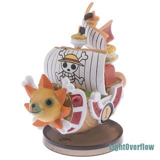 [LightOverflow] 1 Pieza One Piece Going Merry Thousand Sunny Grand Pirate Ship Figura De Acción (2)