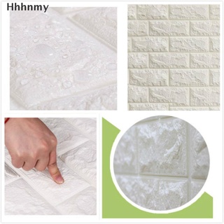 Hmy> 70*15cm DIY Self Adhesive 3D Wall Stickers Bedroom Decor Foam Brick Room Decor well