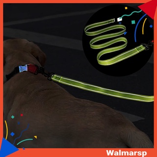 [wmp] cuerda de tracción reflectante ajustable para mascotas, gato, perro, correa de entrenamiento