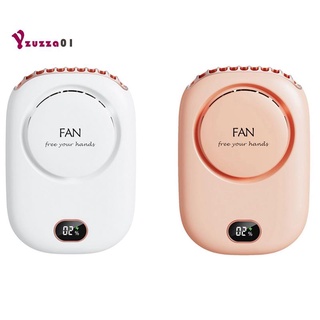 2set Ventilador Mini USB enfriador recargable Ventilador de viaje de mano silencioso pequeño Ventilador eléctrico de refrigeración, rosa y blanco