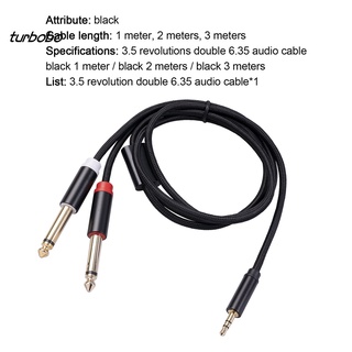 Tu Cable auxiliar negro de 3.5 mm macho a macho Aux Cable auxiliar señal estable para altavoz (4)