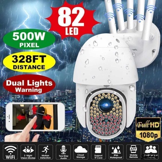 82 LED 1080P WIFI IP Cámara Inalámbrica Al Aire Libre CCTV PTZ Smart Home Seguridad IR Cam SHEEK