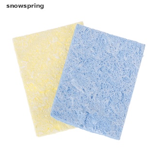snowspring 5 unids/lote de soldador punta de soldadura esponja de limpieza almohadillas cl