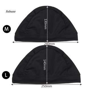 Fuunisex - casco de bicicleta transpirable de secado rápido, interior, redondo, gorra de ciclismo (8)