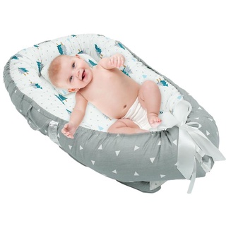 Bebé reclinable cama de bebé bebé dormir cabina desmontable cómodo bebé recién nacido niños (5)