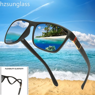 Men Polarized UV400 Eyewear Fashion Square Glasses Outdoor Trend Sport Soft Male Wild Sunglasses