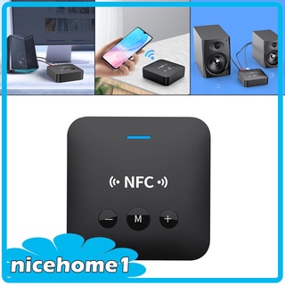 [Hi-tech] 3 en 1 Bluetooth 5.0 transmisor receptor NFC TF tarjeta modo adaptador de Audio para TV coche ordenador altavoz hogar estéreo sistema (3)