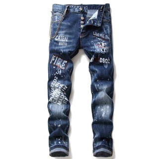 Dsquared2 jeans D2 slim fit Vaqueros Elásticos denim (1)