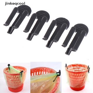 [jinkeqcool] 4 clips de papelera de plástico fijos para bolsa de basura, soporte de bolsa de basura fija (5)