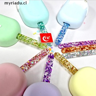 MYIDU 10pcs acrylic jelly color scrub cakesicle sticks parent-child DIY ice cream .