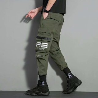 Pantalones Cargo Unisex talla grande para hombre con múltiples bolsillos pantalones deportivos Fitness ropa para hombre (3)