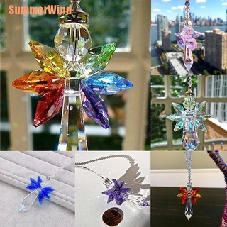 SummerWind (~) Cristal Atrapasol Colgante Feng Shui Curativo Prisma Arco Iris Maker Decoración