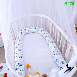 arca bebé cuna parachoques cama segura larga almohada de algodón anti-collishion cuna bebé protector de sueño recién nacido decoración de la habitación