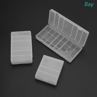 Bay Caja De Almacenamiento Transparente De Plástico Duro Para Batería AA/AAA
