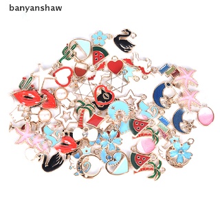 CHARMS banyanshaw 60 piezas de colgantes de esmalte mixto al por mayor, diseño de encantos, manualidades, bricolaje, fabricación de joyas, hallazgos cl