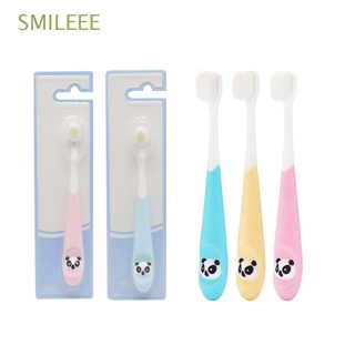 smileee suave piel entrenamiento cepillo de dientes niños cuidado de los dientes bebé cepillo de dientes de silicona salud dental cuidado oral artículos de bebé dental niños/multicolor