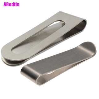 [ARedtin] Mini monedero de acero inoxidable con Clip delgado/tarjeta de crédito/tarjeta de crédito/soporte de efectivo