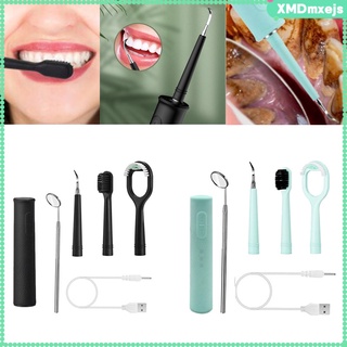 dental sonic ultrasónico escalador limpiador de dientes blanqueamiento lengua cepillo de dientes