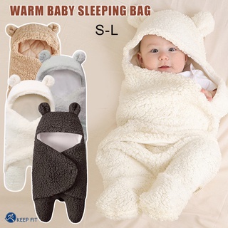 Práctico Suave Mantener Caliente Bebé Saco De Dormir Edredón Engrosado Manta