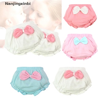 [nanjingxinbi] bebé niña bebé entrenamiento pantalones bragas pañales de tela niños gran arco ropa interior [caliente]