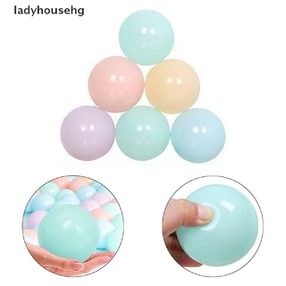 ladyhousehg divertido 100/200 colorido bola de plástico suave océano bola bebé niños natación pozo piscina juguetes venta caliente