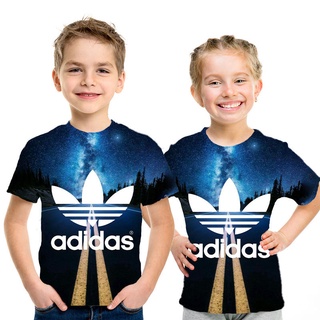 Nueva Camiseta Niños Niño Niña Ropa Moda Impresión 3D Marca Verano Streetwear Tops