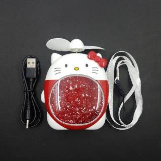 Personaje Mini ventilador/Mini ventilador portátil Hello Kitty/Totoro + luces LED 998 (4)