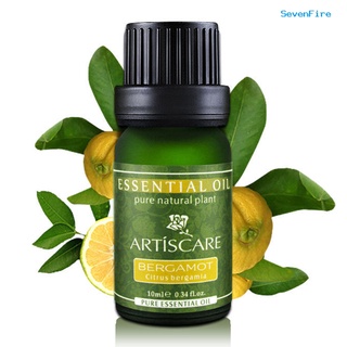 sevenfire 10ml aceite esencial hidratante natural de bergamota nutritivo cuidado de la piel facial
