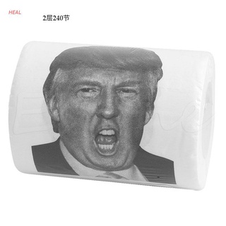 heal donald trump humor rollo de papel higiénico novedad divertido gag regalo dump moda