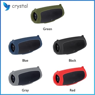Carcasa de silicona de cristal para JBL Charge 5 inalámbrico Bluetooth altavoz cubierta protectora