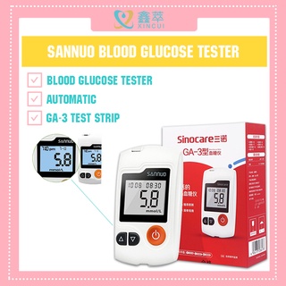 (Listo stock)GA-3 probador de glucosa en sangre es una especie de instrumento automático de prueba de glucosa en sangre