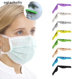 ogiaoholiy 2pcs anti-niebla máscara soporte gafas accesorio máscara de silicona titular nariz puente cl