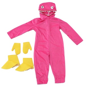 [Spot goods] Poppy Playtime Huggy Wuggy Pijamas Cosplay Disfraces Para Niños Halloween Fiesta Rendimiento Trajes (5)