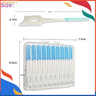 [{COD}] 40 pzs cepillo Dental de ortodoncia para cuidado Oral Interdental entre dientes