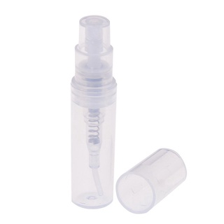 mini botella de plástico transparente de 2 ml spray perfume vacío botella de muestra adecuada para viajes fiesta 90pcs (1)