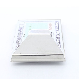 EVAN1 Gentlemanly Money Clip Exquisite Slim Wallet Double Sided Credit Dollar Pocket Clamp Cash Stainless Steel/Multicolor (9)