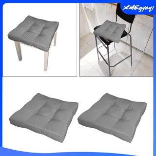 2 almohadillas para silla tufted, cojín de asiento, al aire libre, interior, silla de patio, columpio (5)