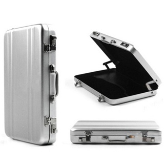 Password Box Shape Metal Business Card Holder Carrying Case Aluminum Alloy Business Card Case Card