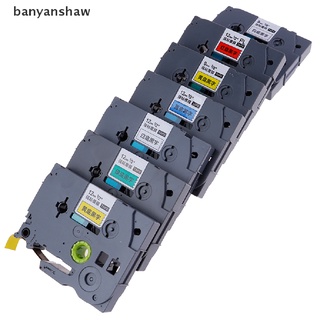 banyanshaw 12 mm 9 mm tz-231 pt-e100b d210 cinta de etiquetas para impresoras brother p-touch cl