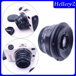 [HELLERY2] 25 mm F1.8 enfoque Manual lente fija Micro gran angular lente portátil ligero
